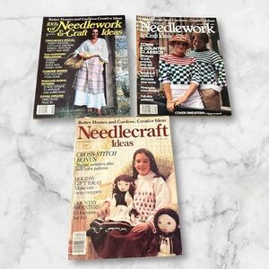 Vintage Better Homes and Gardens Needlecraft ideas magazine lot of 3